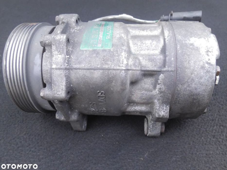 KOMPRESOR SPRĘŻARKA KLIMATYZACJI 1J0820803F SD7V16 SANDEN ORYGINAŁ VW AUDI SEAT SKODA 1.9TDI GOLF IV AUDI A3 LEON I TOLEDO II OCTAVIA I POSIADAM 3SZT