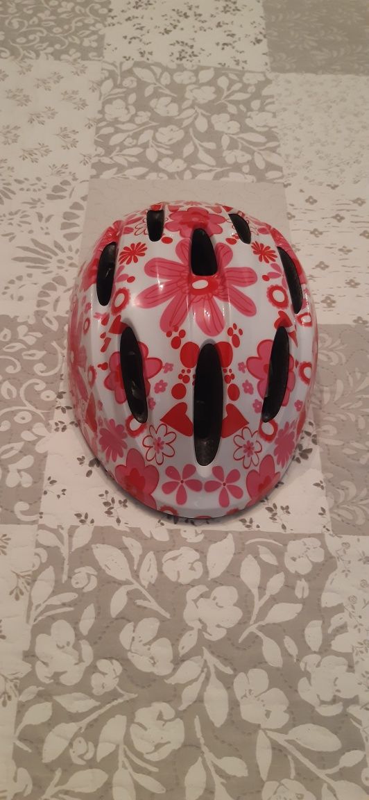 Kask rowerowy regulowany dziewczęcy 3-6 lat