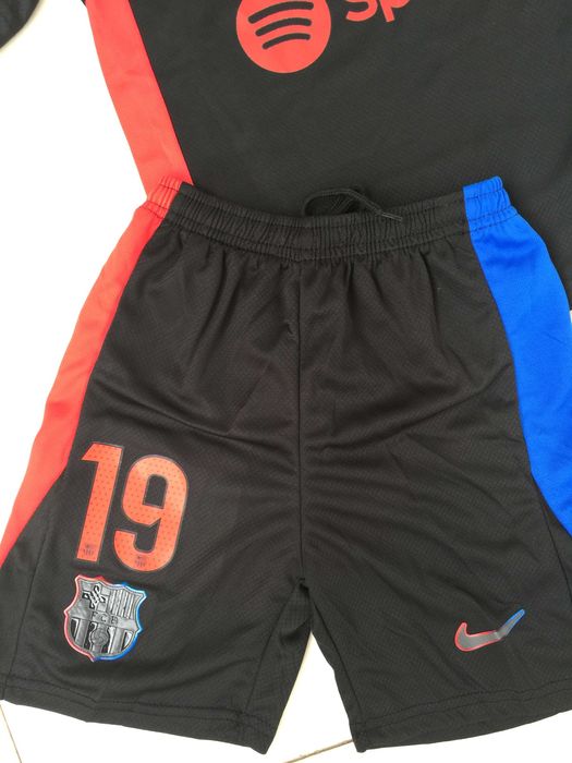 Koszulka Barcelona - Komplet dziecięcy-Lamine Yamal-wyjazdowa-R.26