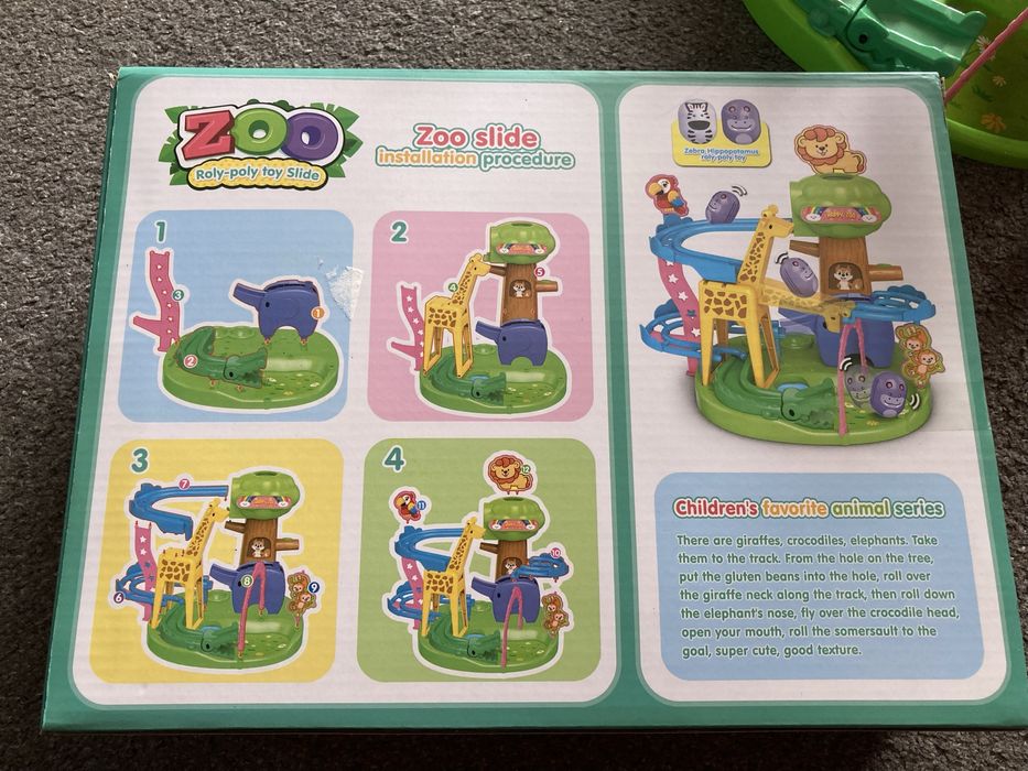 Kolejka Marble Tor dla zwierząt Kulki ZOO
