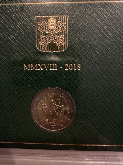 Moeda 2€ comemorativa vaticano 2018