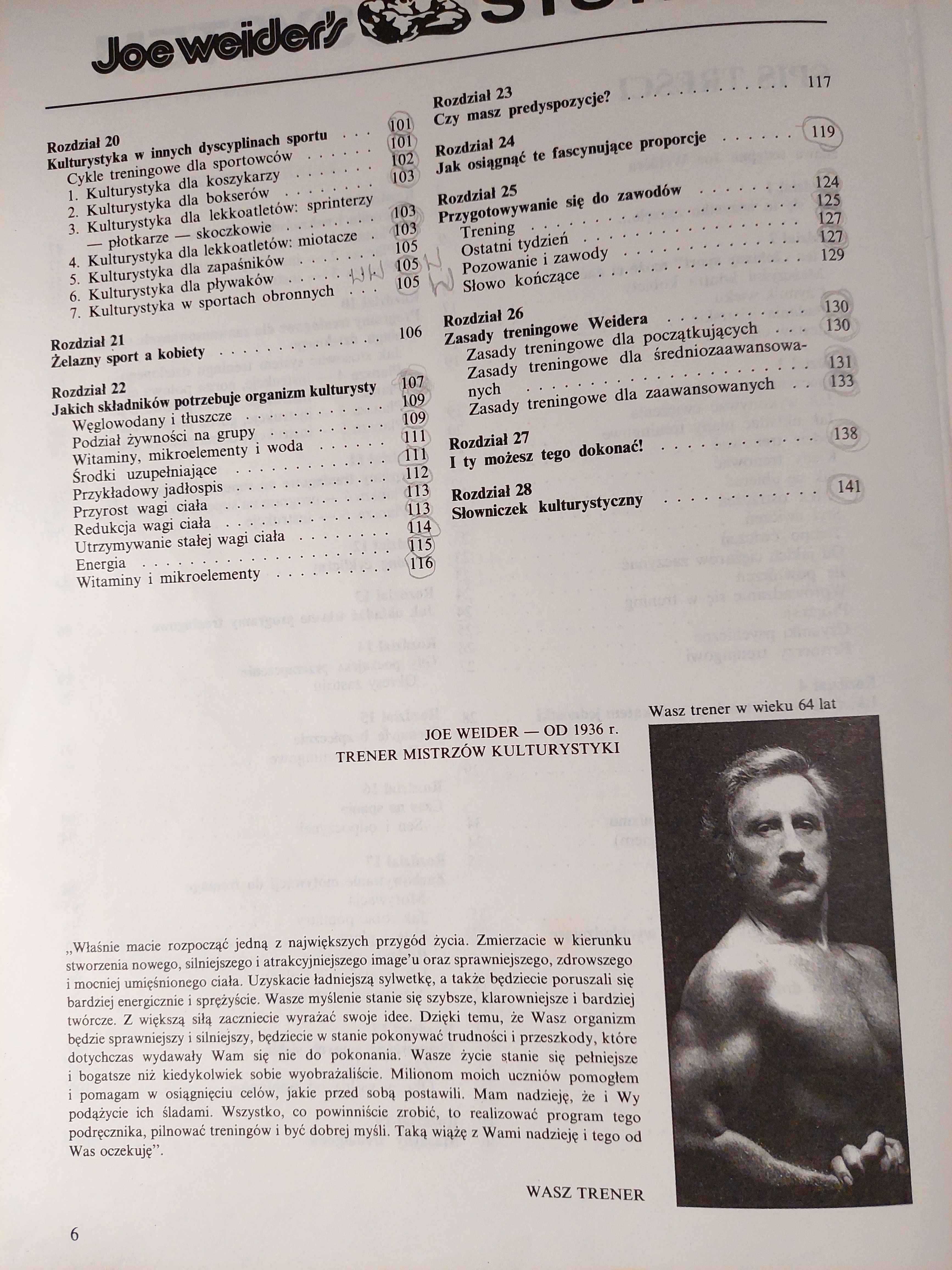 Kulturystyka - System Joe Weider