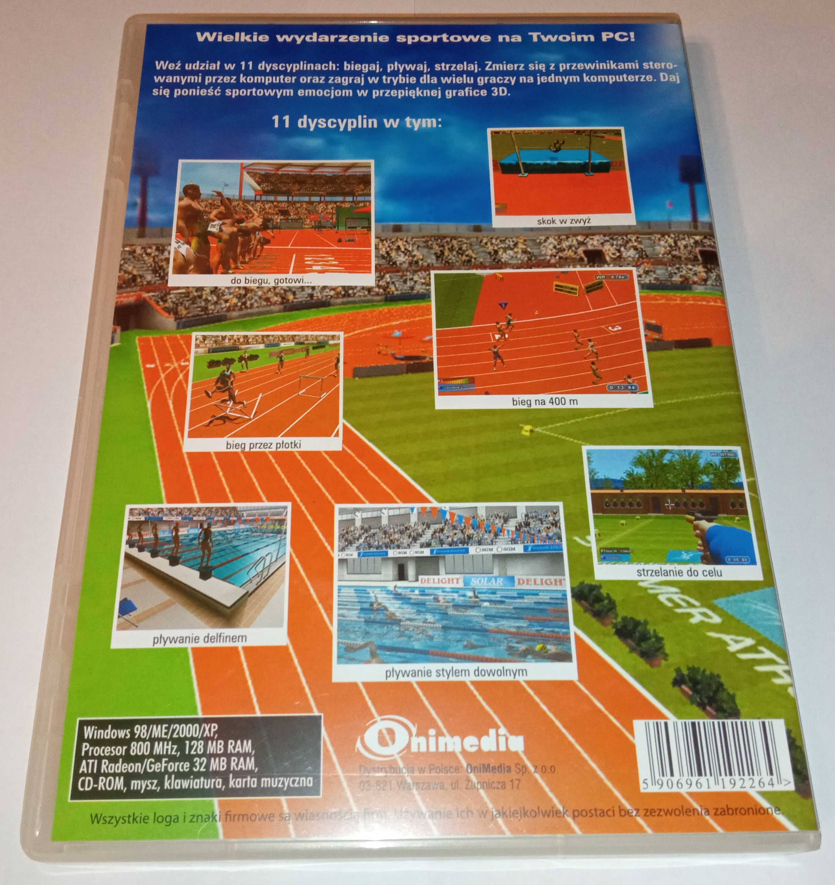 PC CD-ROM Igrzyska Sportowe 2004 , gra komputerowa , gra PC