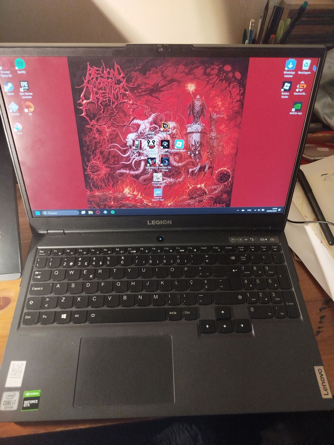 Lenovo legion 32gb ram 500gb ssd