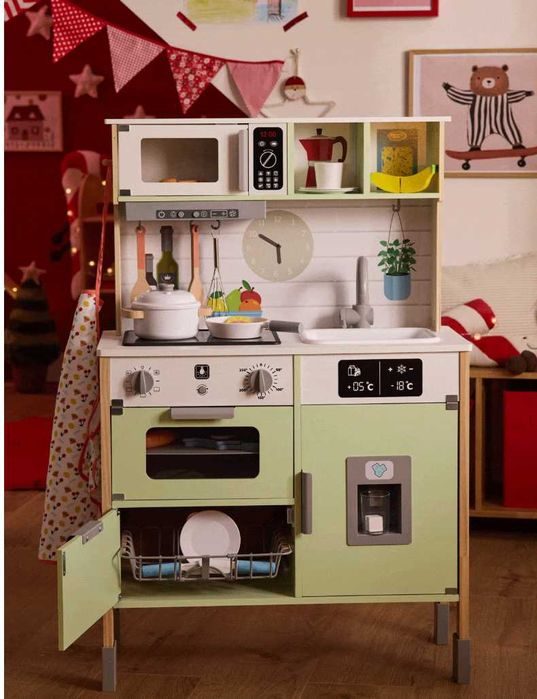 В НАЯВНОСТІ  Дитяча дерев'яна кухня lupilu