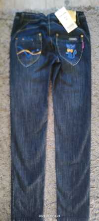 Spodnie jeansowe dziewczęce rozmiar 1 58/164 nowe