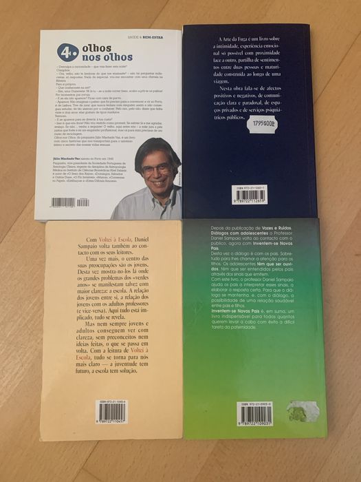 Livros Daniel Sampaio e Júlio Machado Vaz