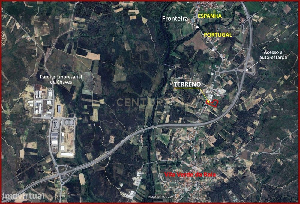 Terreno para construção na fronteira de V. V. da Raia