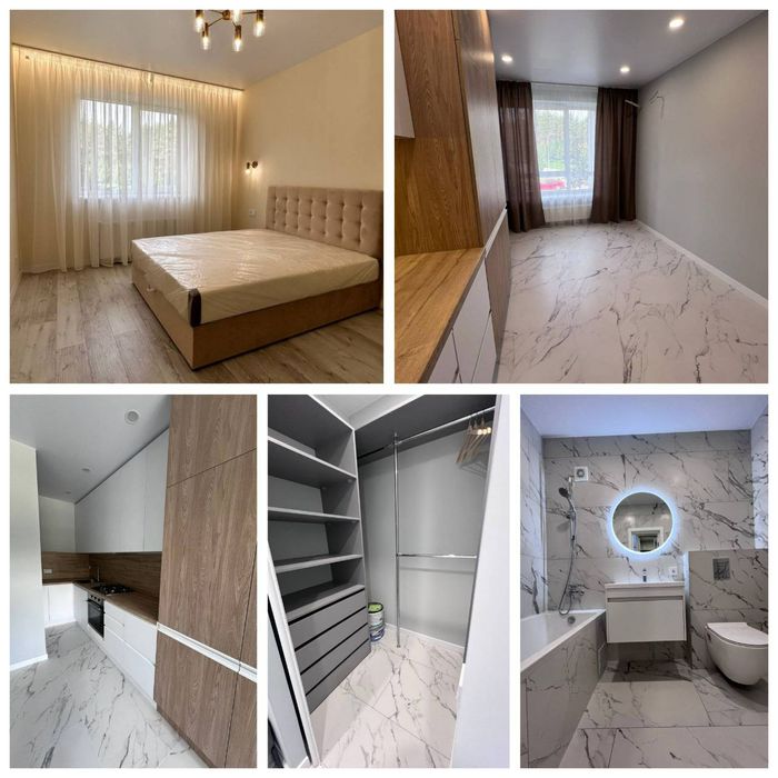 Оренда євро 2-кімнатної квартири в Ірпені. Перша здача.