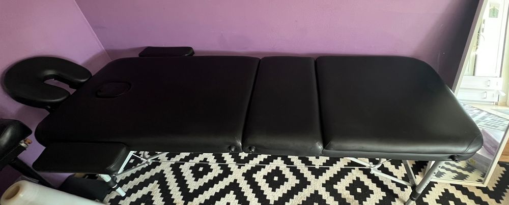Leżanka/ stół do tatuażu/ masażu KWADRON - aluminium