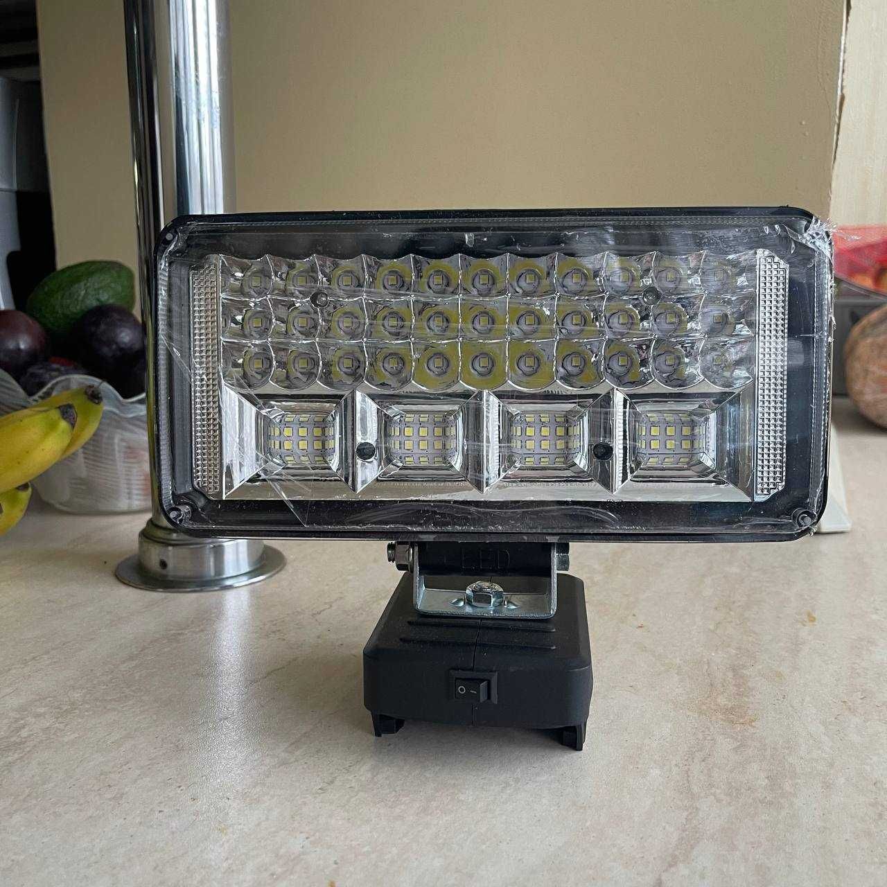 Фара LED прямоугольная 171W 6000K (57 диодов) (22.5см х 11см х 5см)