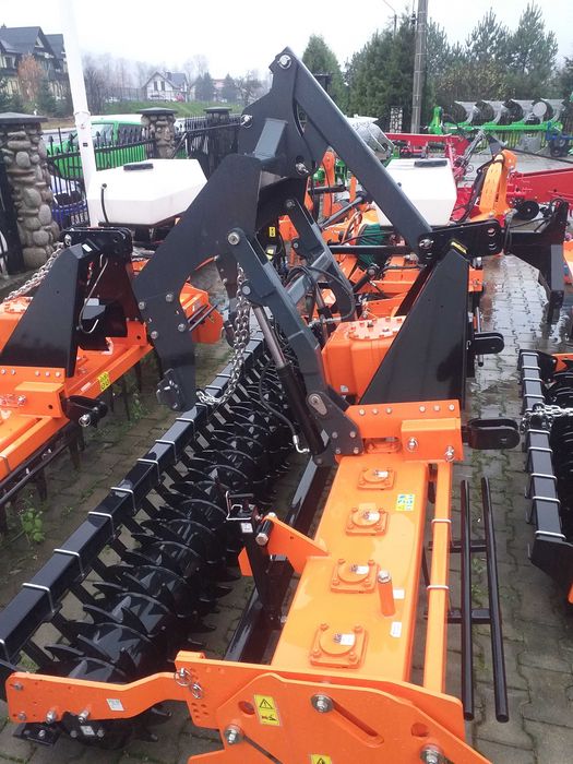 Agregat uprawowo siewny 2,5m brona wirowa fabrycznie nowy