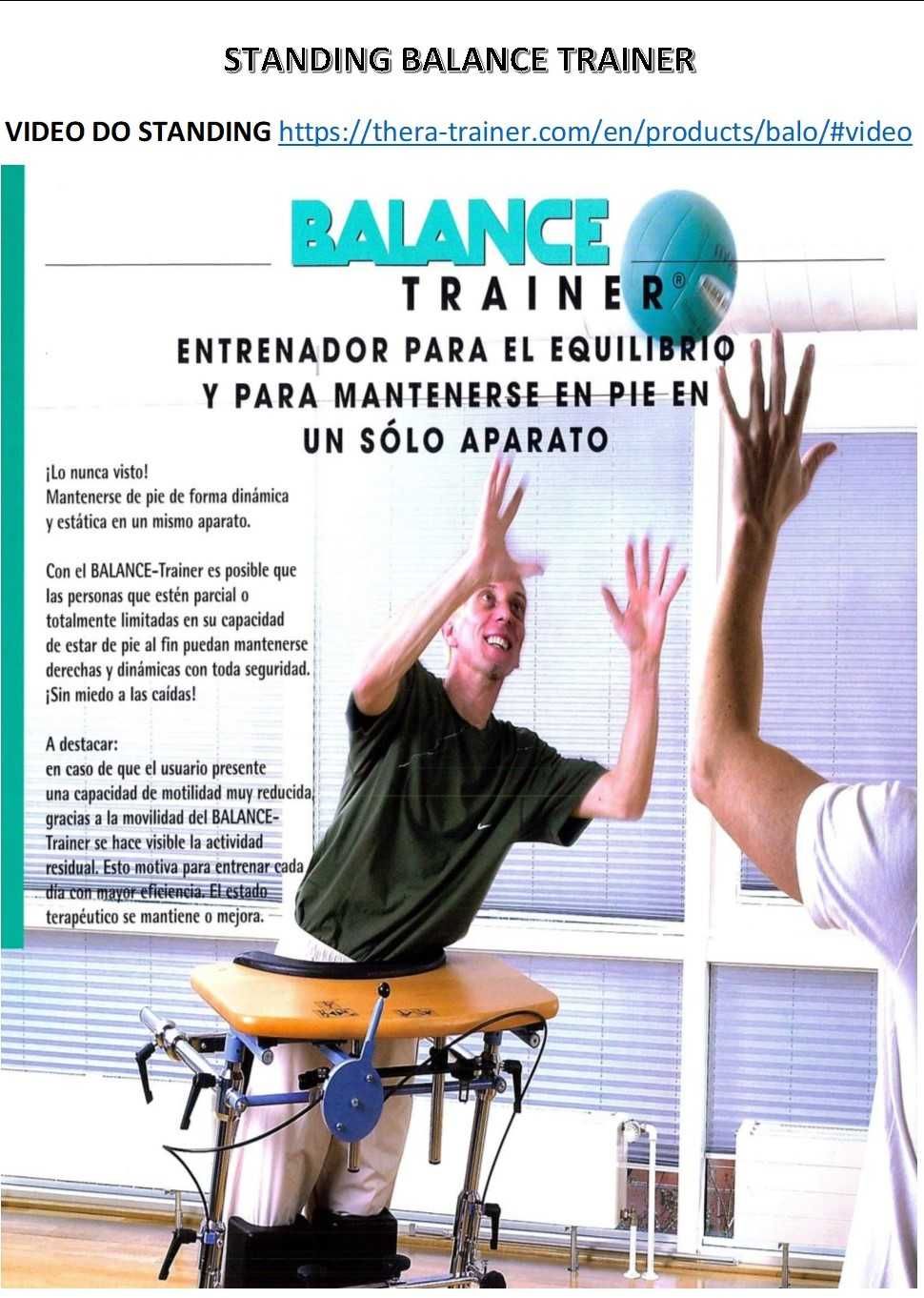 STANDING Balance Trainer - Ideal para pessoas com MOBILIDADE  REDUZIDA
