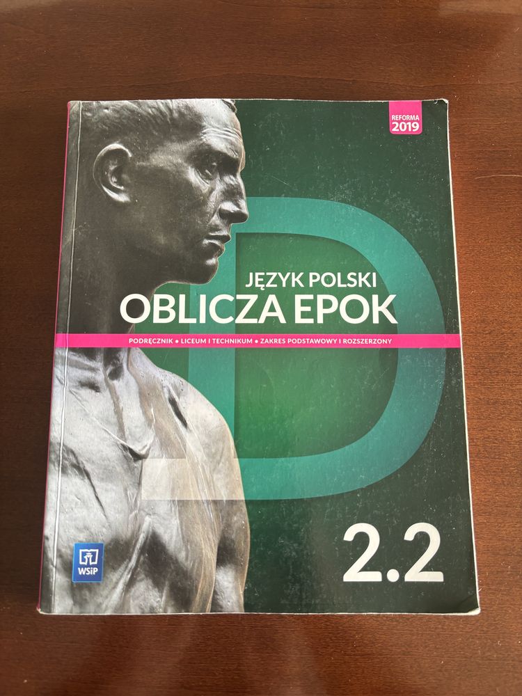 Podręczniki do języka polskiego Oblicza Epok 2.1 i 2.2, WSiP