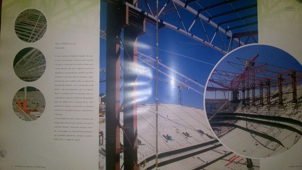 Livro A presença da Martifer na Construção dos Estádios do Euro 2004