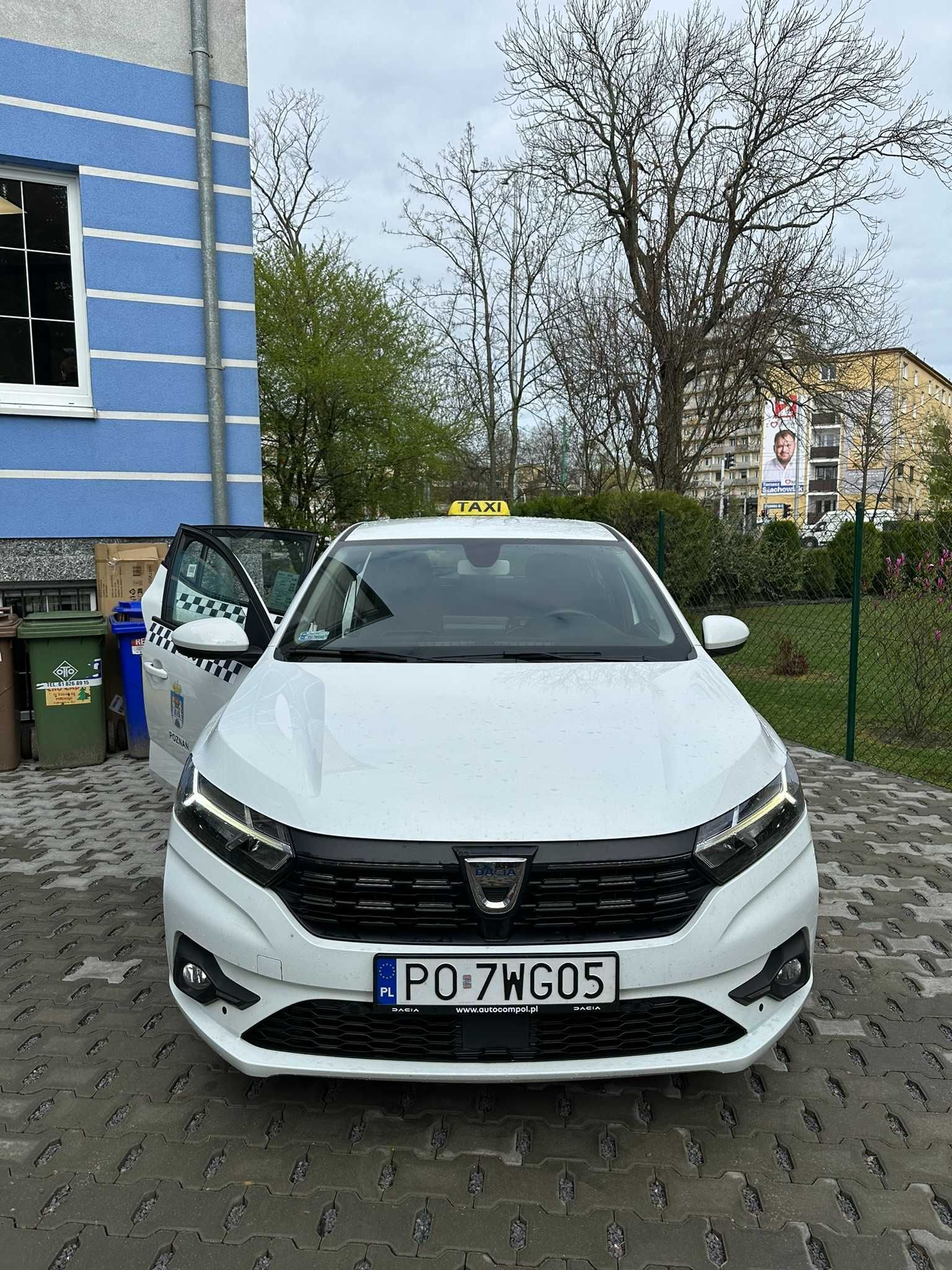 Taksówka na wynajem - Dacia Sandero 2021  UBER, BOLT, FREENOW, ALLRIDE