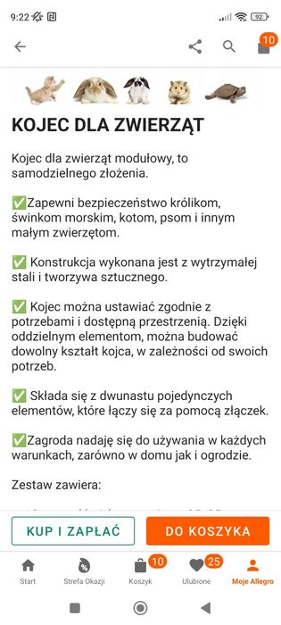 Nowy kojec dla zwierząt