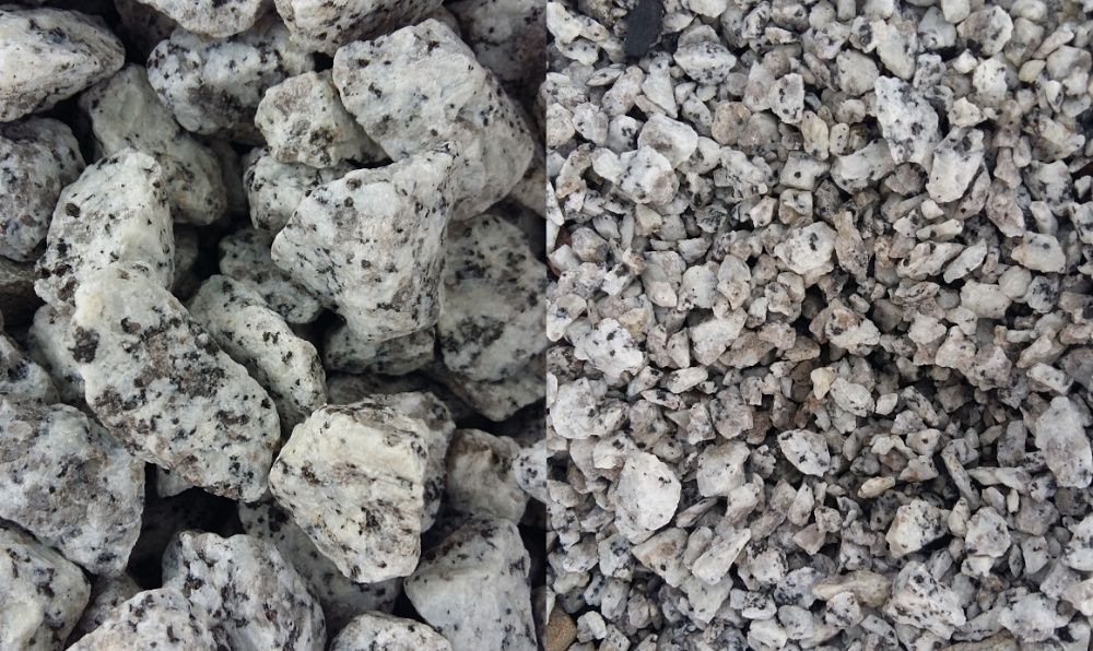 KAMIEŃ granitowy GRYS żwir do dekoracji alejek i ogrodów worek 25 KG
