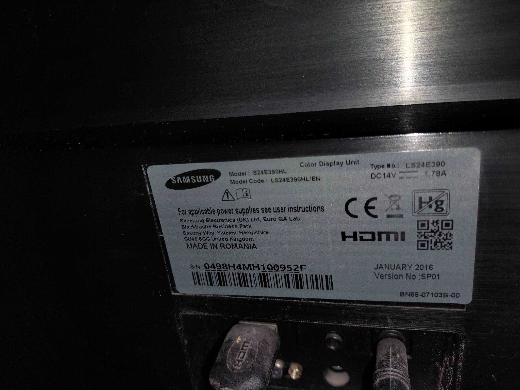 Monitor SAMSUNG S24E390HL 23,6"