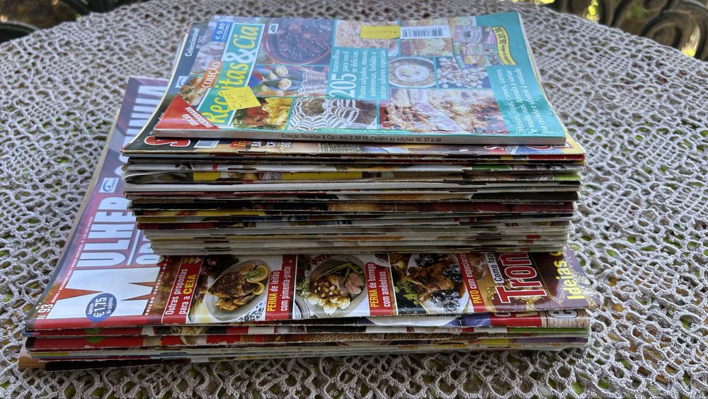 Lote 38 revistas de culinaria - segredos da cozinha & mulher moderna