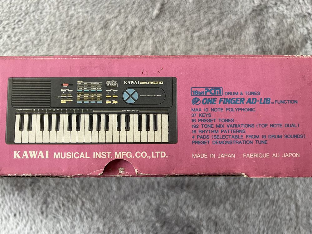 Kawai MS210 japoński keyboard + zasilacz, 100% sprawny