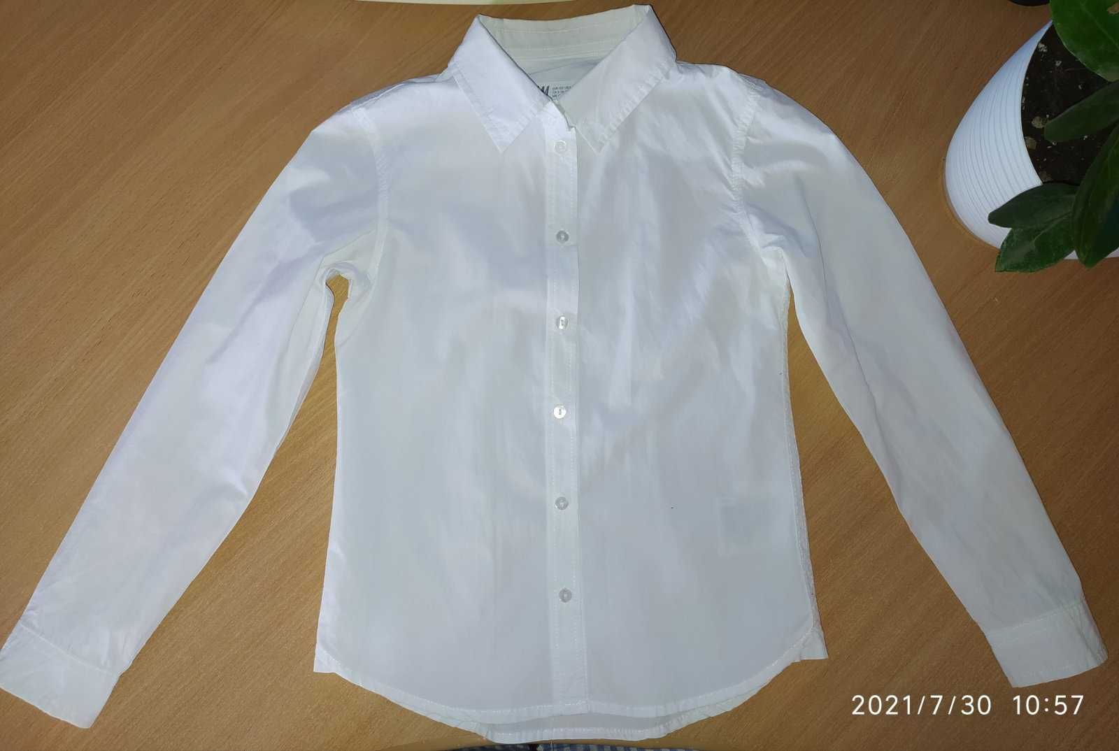 Белая блузка в школу Н&M