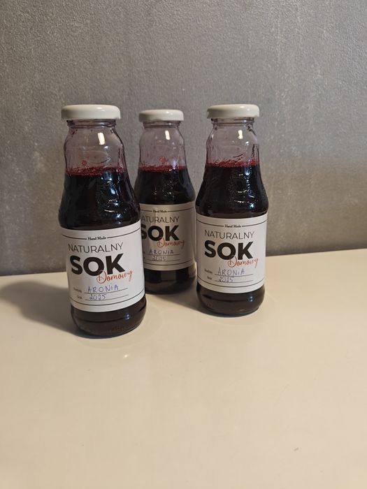 Domowy sok z aronii 100% naturalny
