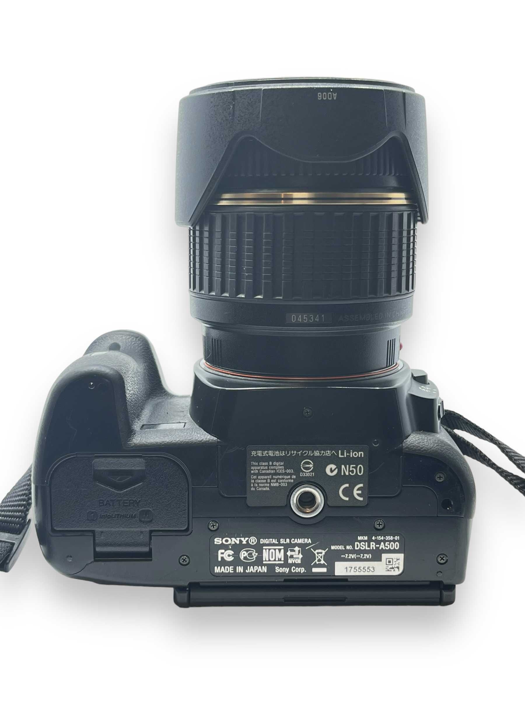 Aparat Sony DSLR-A500 + Obiektyw Tamron 18-200mm