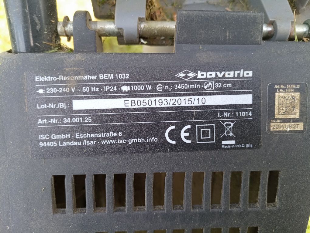 Газонокосарка електричнаBavara BEM1032 32см