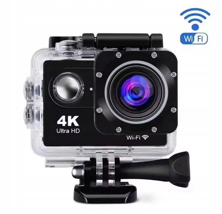KAMERA Spirtowa FULL HD 4K DRMZ ActionXtreme PRO 2 uchwyty Wodoodporna