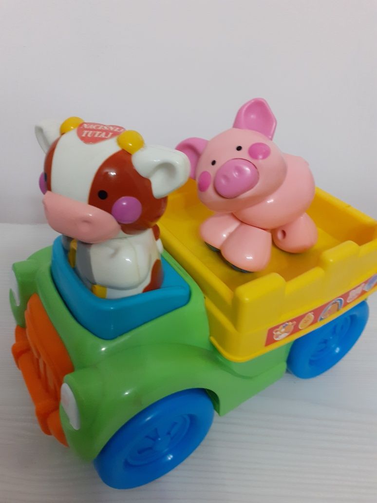 Samochodzik Fisher Price na napęd+baterie jak nowy farma