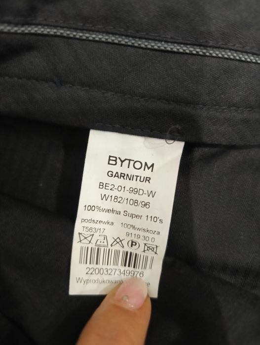 Bytom smoking garnitur męski ślubny