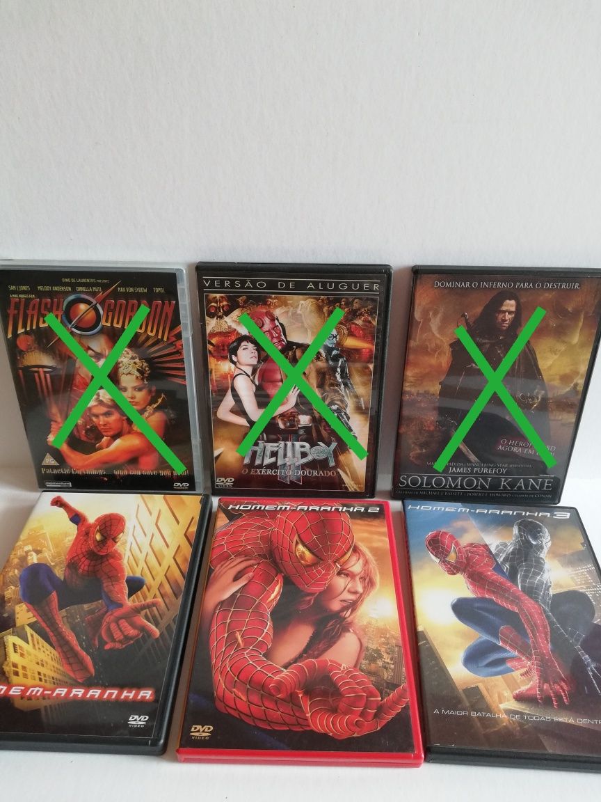 DVDs Super-Heróis [vários]