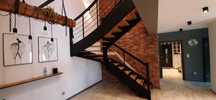 Schody Q debowe jesionowe Loft metalowe drewniane Cala Polska i UE