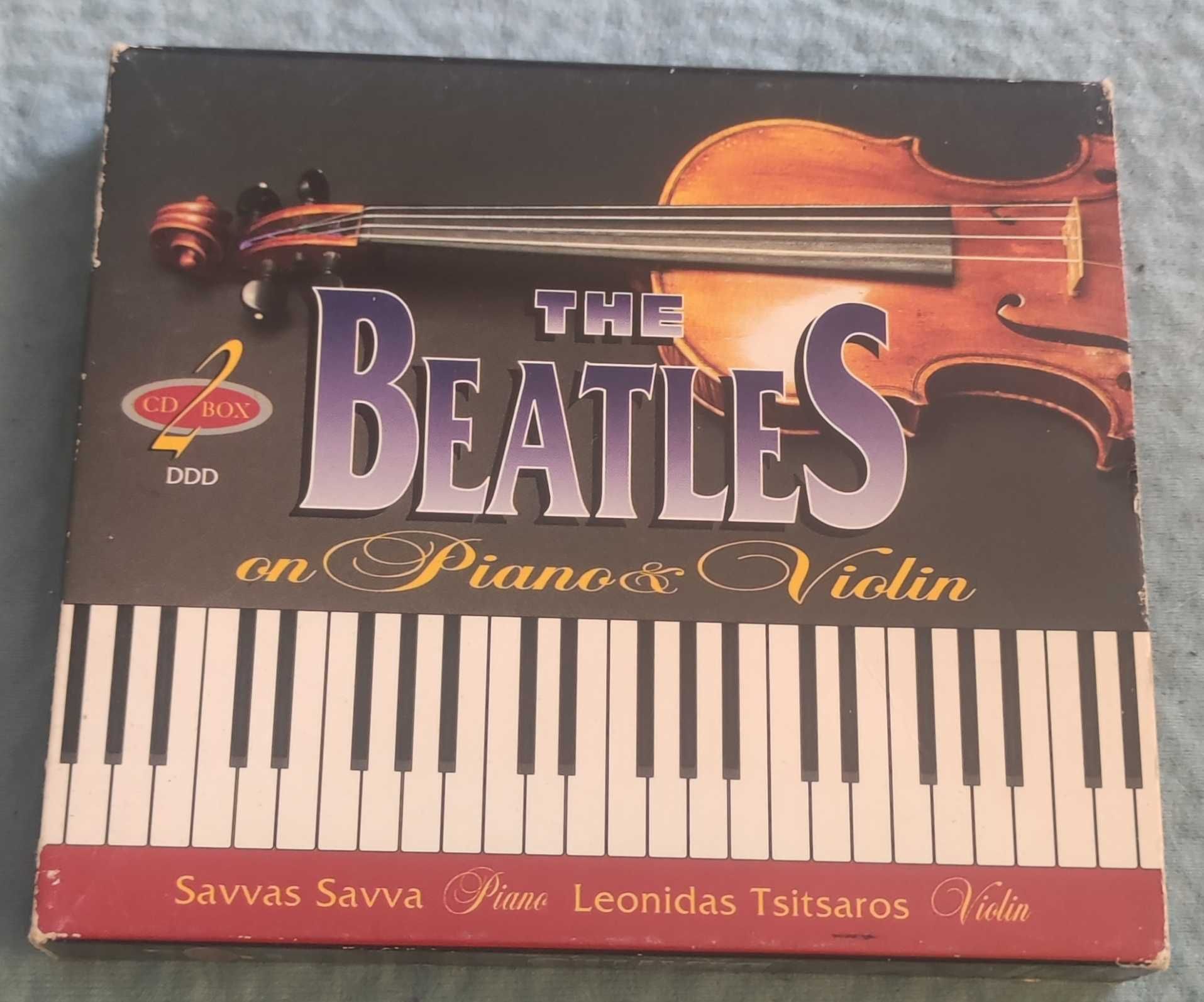 The Beatles on piano i violin płyty CD
