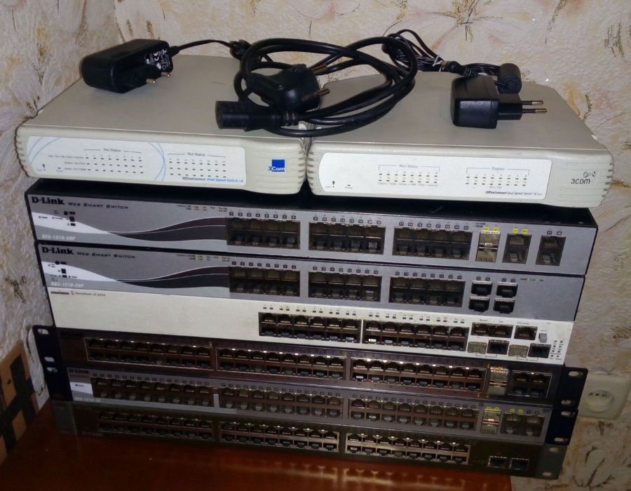 коммутатор свитч D-Link DES-1050G 3COM OfficeConnect Dual Speed Switch