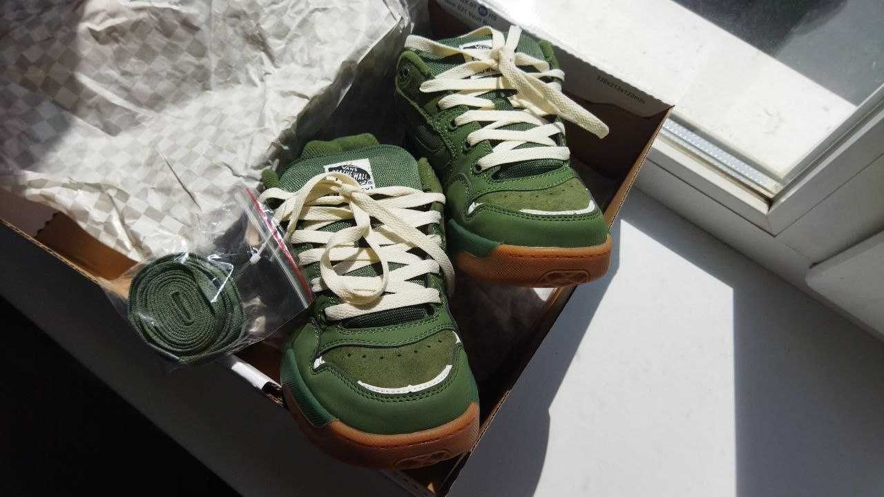 Жіночі кросівки Vans Rowley XLT (зелені)