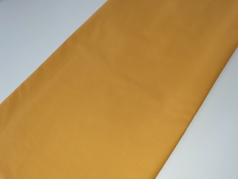 Tkanina / Bawełna 100% , bawełna na maseczki- kolor musztarda