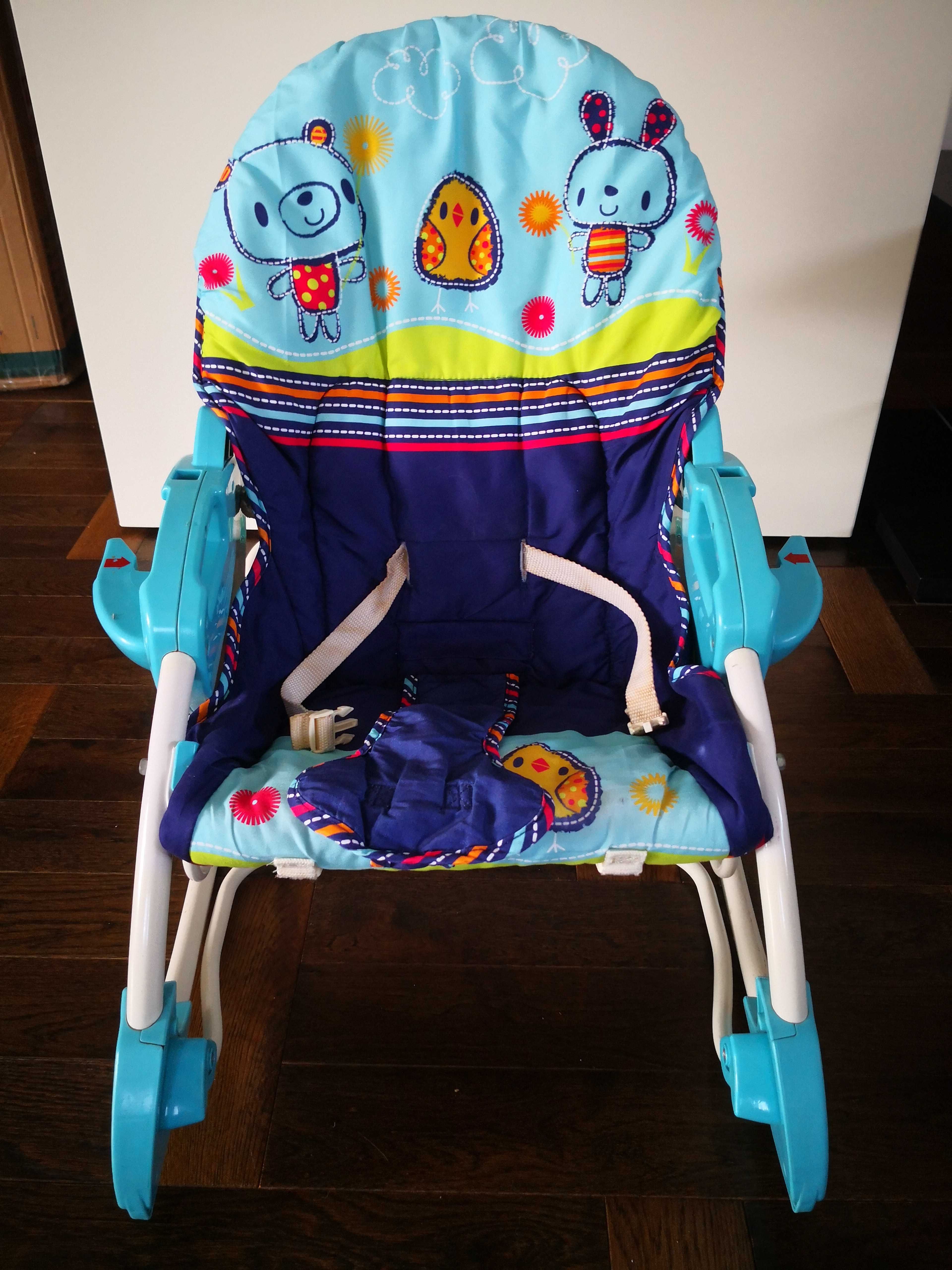 Huśtawka 3w1 leżaczek, krzesełko dla dziecka Fisher Price
