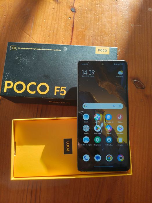 POCO F5 12GB RAM / 256GB - Estado Impecável, Ecrã Novo