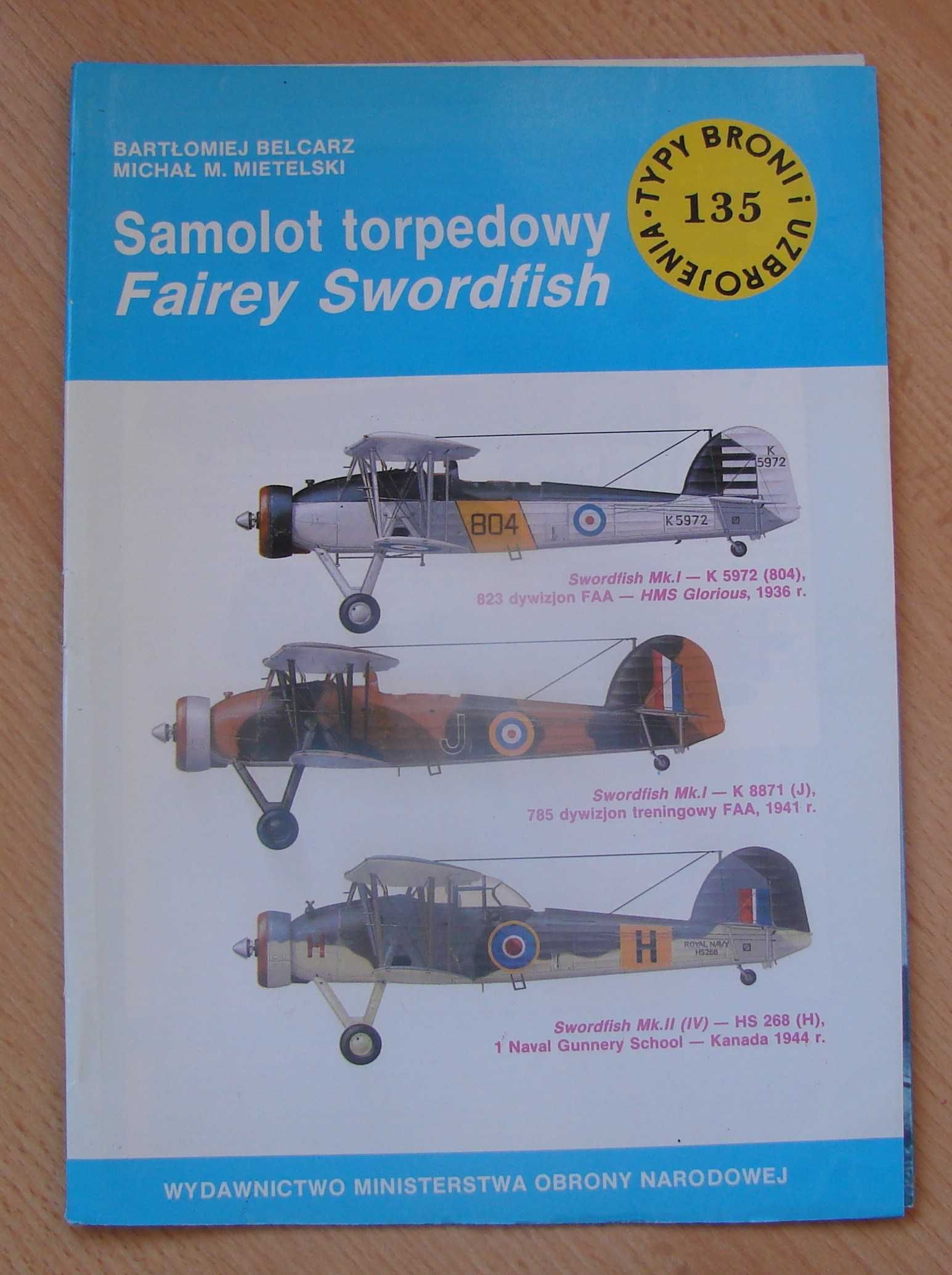 TBU-135 samolot Fairey Swordfish