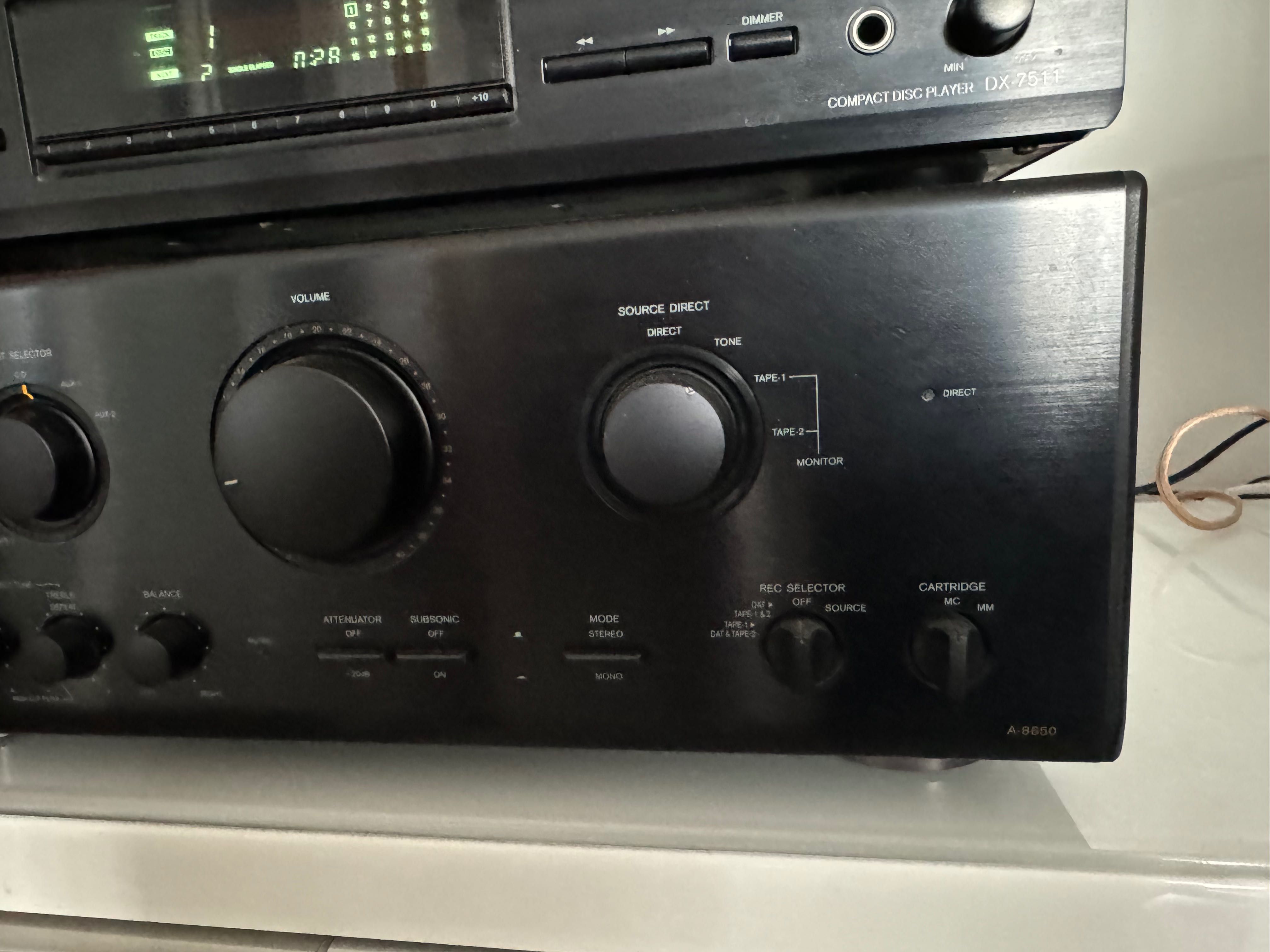 Wzmacniacz Onkyo Integra A-8850 bardzo mocny 220W