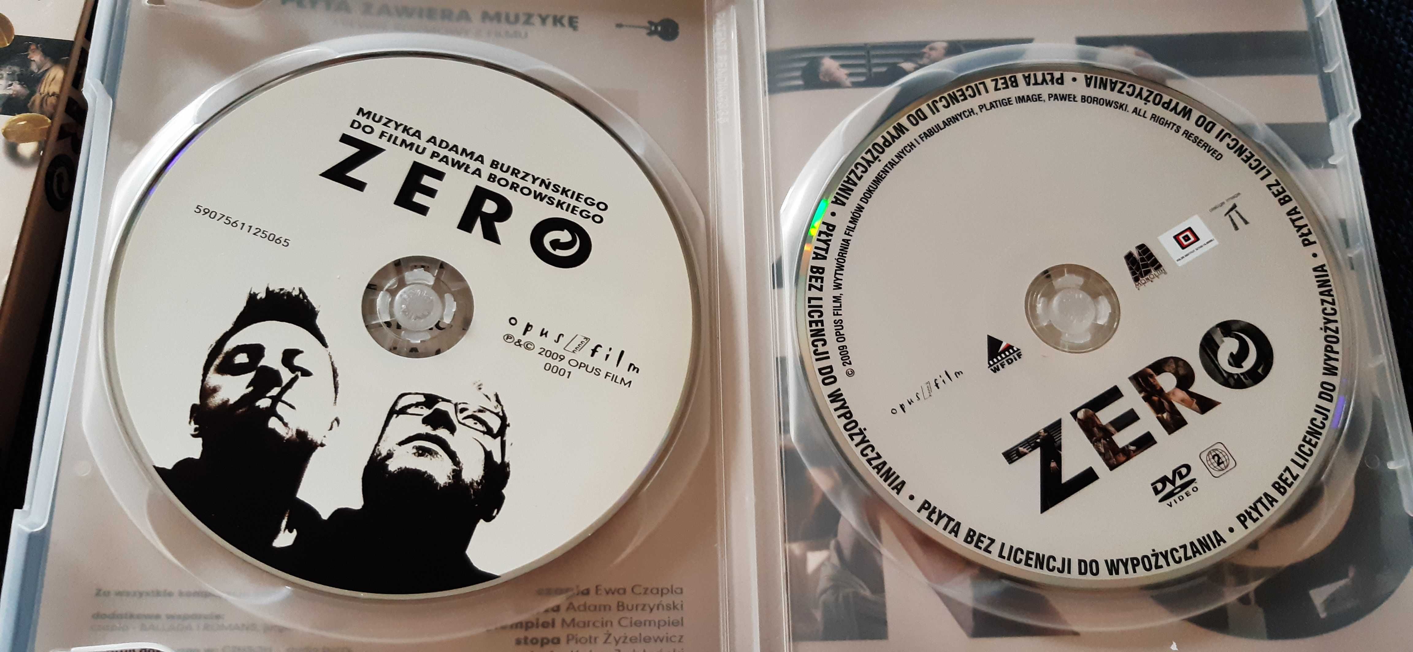 dvd i cd z muzyką film zero - edycja limitowana