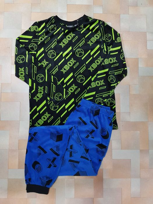 Теплый комплект велюр Xbox, PlayStation Primark 9-11 лет 140-146 см