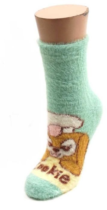 Дитячі шерстяні шкарпетки, Підліткові зимові шкарпетки норка 32-37