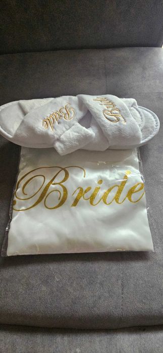 Szlafrok Bride oraz klapki
