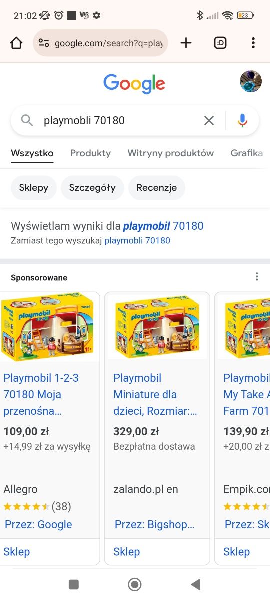 Playmobile moja przenośna farma