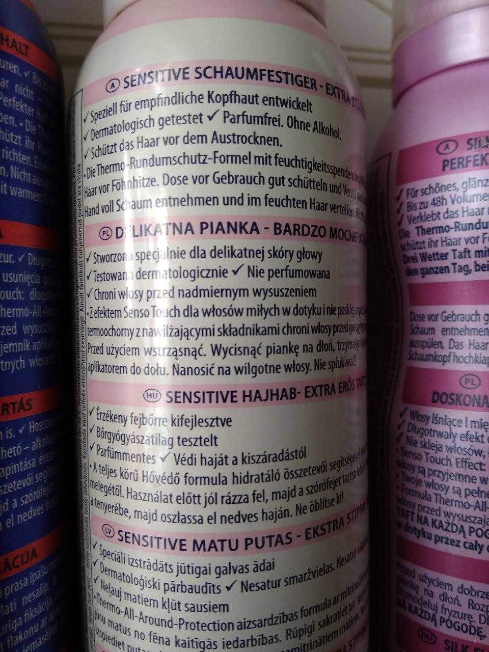 Taft Schwarzkopf pianka do włosów kpl.  poj. 200 ml