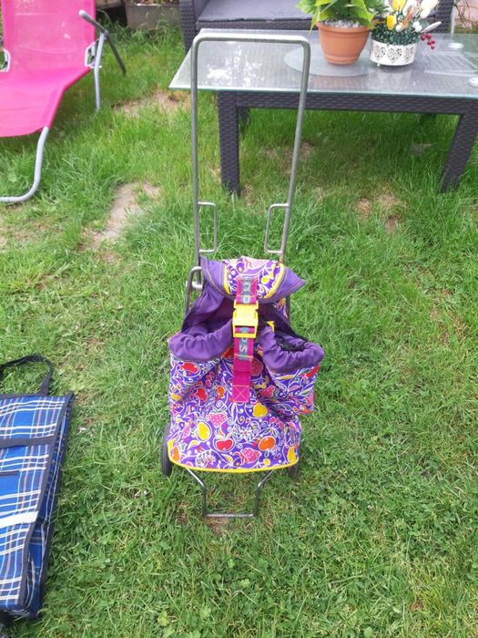 Wózek na zakupy na kółkach i Torba na zakupy składana na kółkach