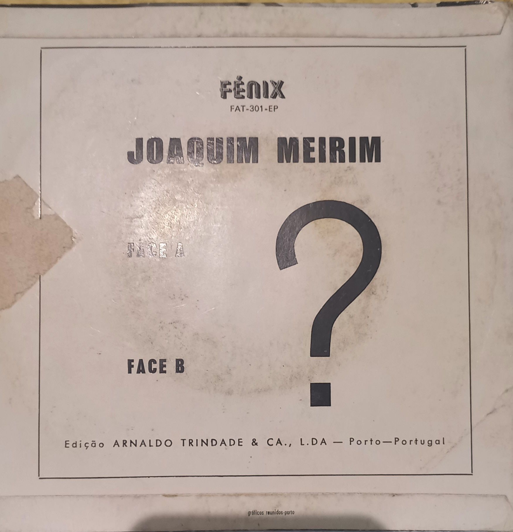 Disco de vinil, Joaquim Meirim sobre Futebol.